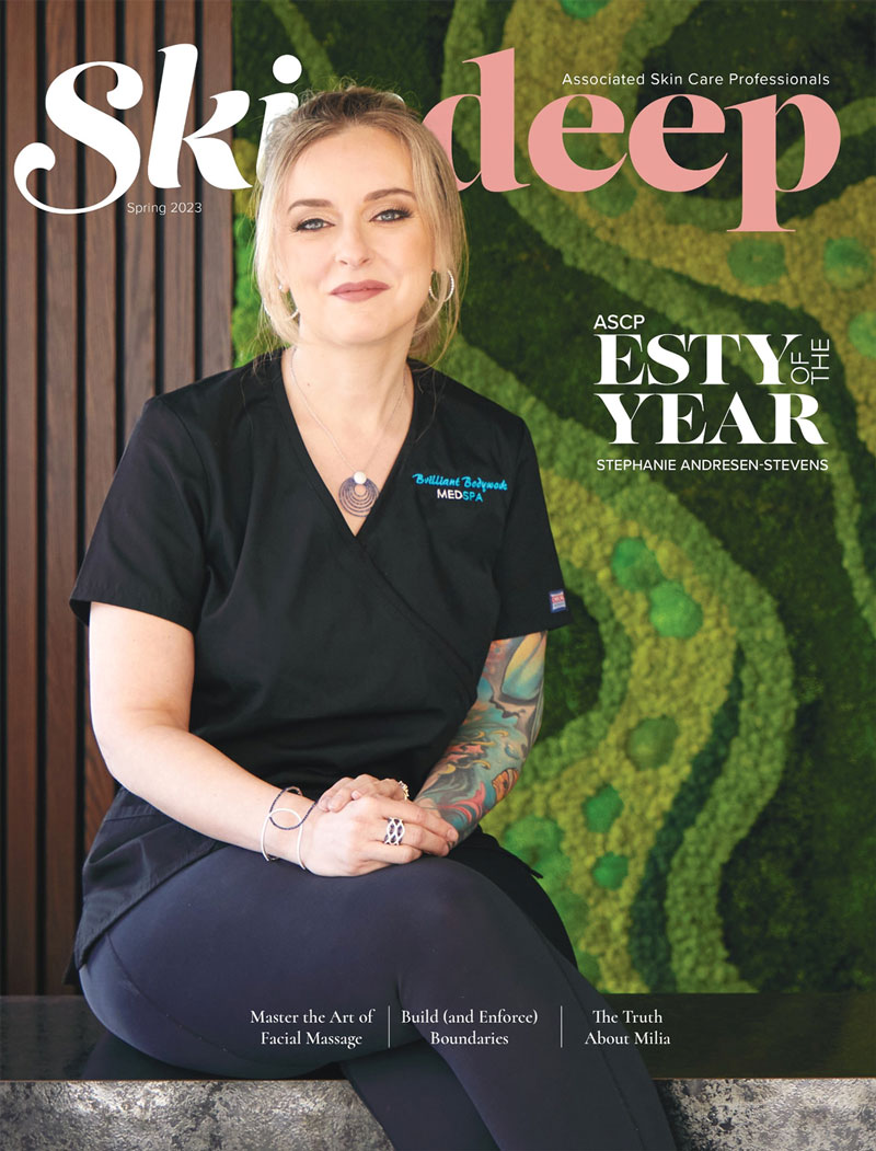 Click this image to view the complete edition of Skin Deep featuring Stephanie Andresen, Esty of the Year.