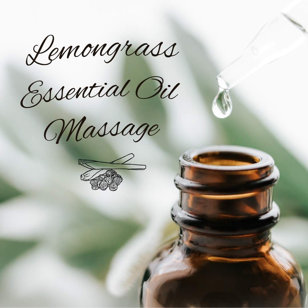 March 2024 Lemongrass oil massage special offer image.