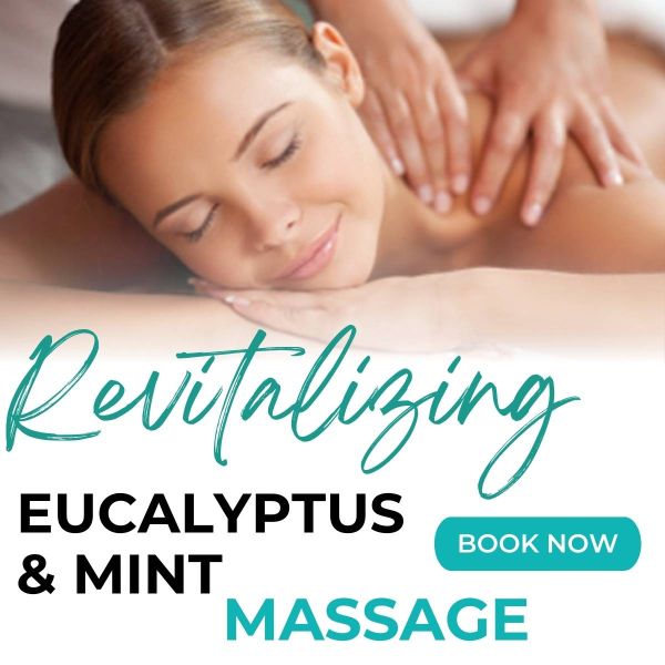 Click this image to Book your revitalizing eucalyptus and mint massage