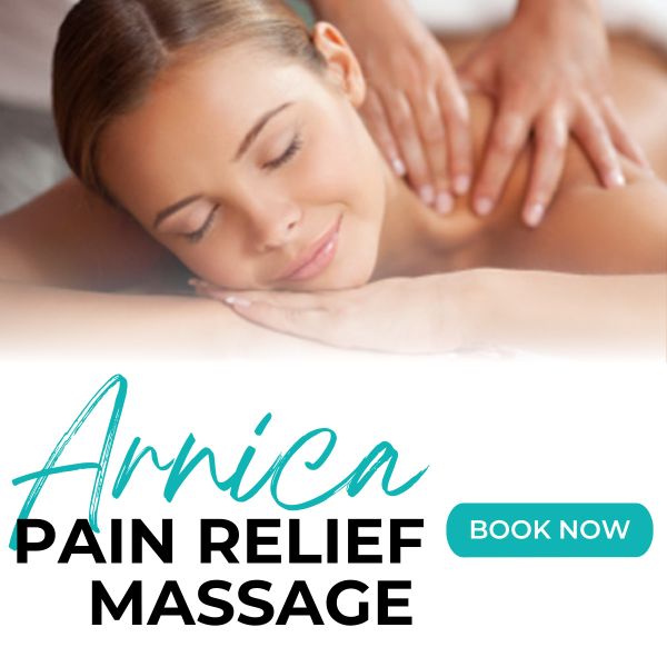 Click this image to book your May 2023 offer for an Arnica Relief Massage
