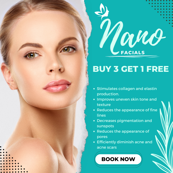 Nano-Facial appointment for your August special offer.